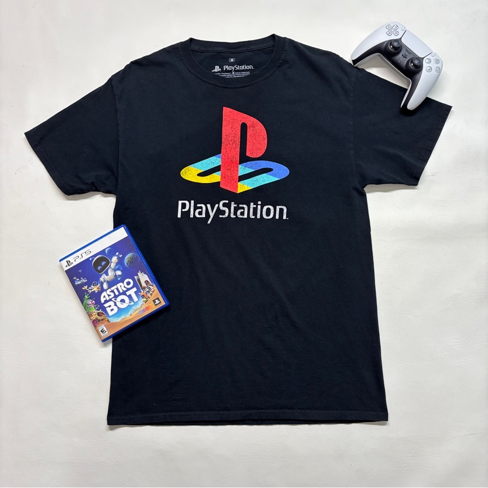 Sony PlayStation T-Shirt Game System Ripple Junction